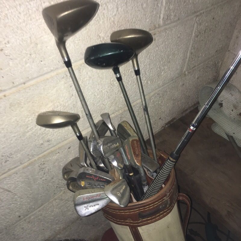 Different golf clubs