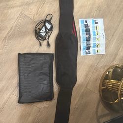 Creatrill Massaging Heated Waist Belt Wrap, Heat & Massage