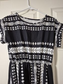 Black And White Cute Dress