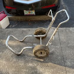 Heavy Duty Construction Dolly. Perfect For Rooking Jobs Grass Sand Off-road Tired Mac Daddy