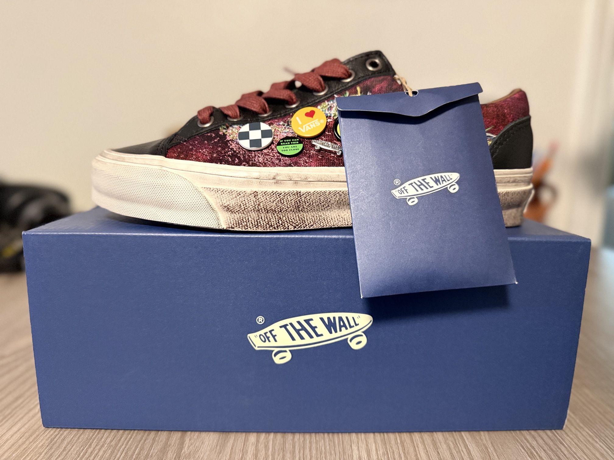 Vans Souvenir Burgundy Size 8