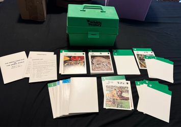 $10 Vintage Wildlife Treasury info cards w/box!