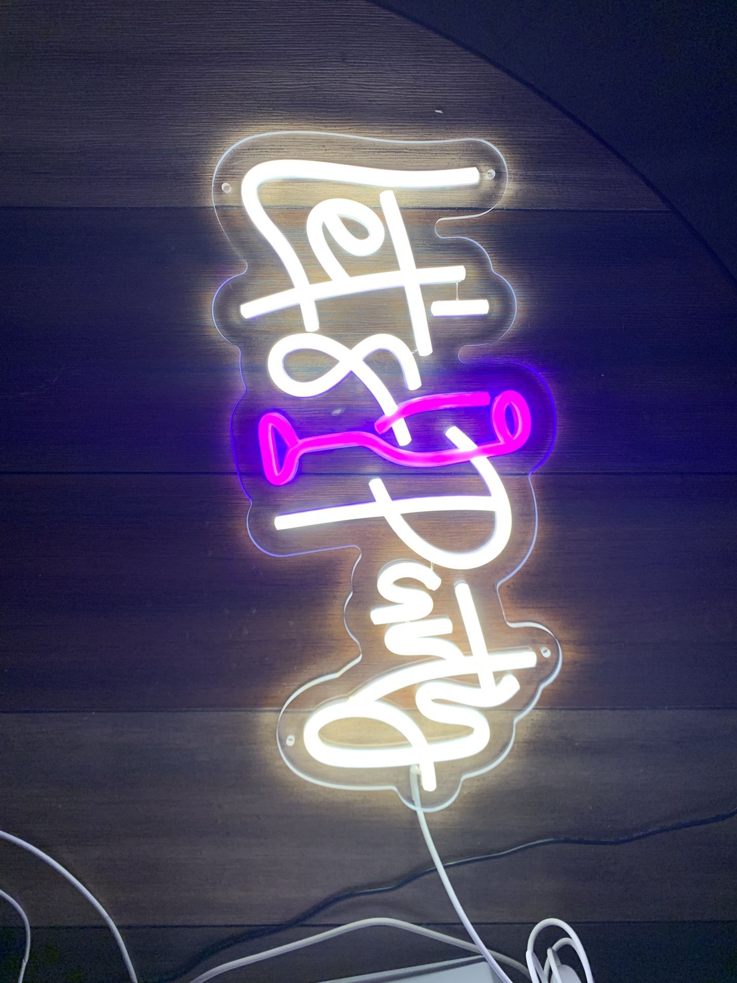 Neon wall light