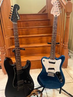 Squier Paranormal Supersonic (Brand New) and Squier Stratocaster