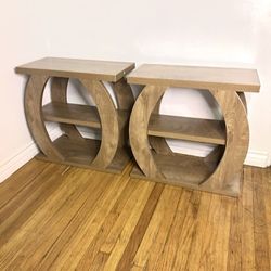 New Set Of 2 Night Tables Side  Stands 