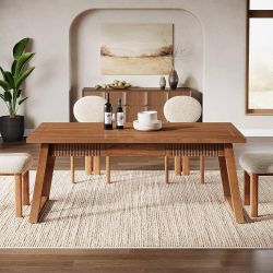 55-Inch Wooden Dining Table