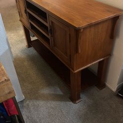 Solid Wood Furniture Console Piece