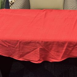 Round Red Table Cloth  – approx 60 Inches Long (see 
