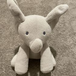 Baby GUND Animated Flappy The Elephant Stuffed Animal Baby Toy Plush for Baby Boys and Girls, Gray, 12" 
