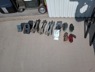 Trailer Brakes , Wheel Chocks, Ratchet Straps, Spare Tire Mount