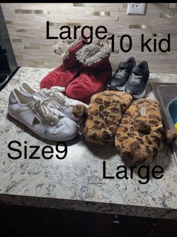 Pantuflas large guess shoes 9 kids shoes size 10
