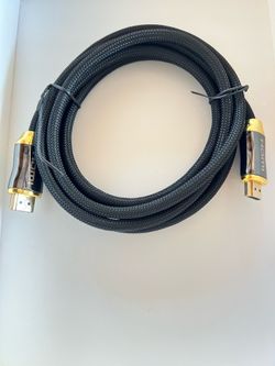 HDMI Cable 6FT, High Speed 18Gbps 2.0 Braided Cord-Supports (4K 60Hz HDR,Video Ultra HD 4K 3D HDCP 2.2 ARC-Compatible with PS4/3 Roku TV/HDTV/PS5/Blu