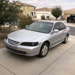 Salvaged Title PARTS OR SALVAGE 02 Honda Accord Title Salvaged