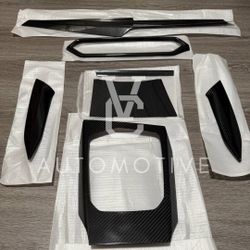 Carbon Fiber Trim Overlay for BMW G20 G22 330i M340i M440i 2023+ LCI Models