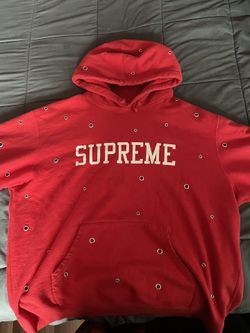 supreme eyelet hoodie 