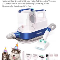 New 5 In 1 Pet Grooming, Kit And Vacuum