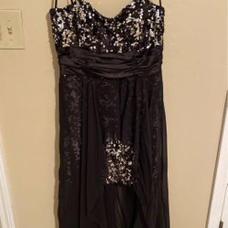 Black sequins dress size 9