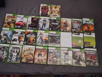 Microsoft Xbox 360 Game Lot w/ Cases: GTA IV, Call of Duty, Fable III + More