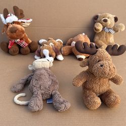 6 Stuffed Animals $5