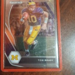 Tom Brady Rare Pop-2 2021 Draft Card 