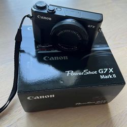 📸Canon-PowerShot-G7× Mark II 20.2 MP-Digital-Compact-Camera-Boxed