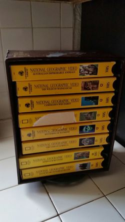National Geographic set of VHS movies