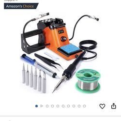60W LED Display Soldering Iron Station Kit