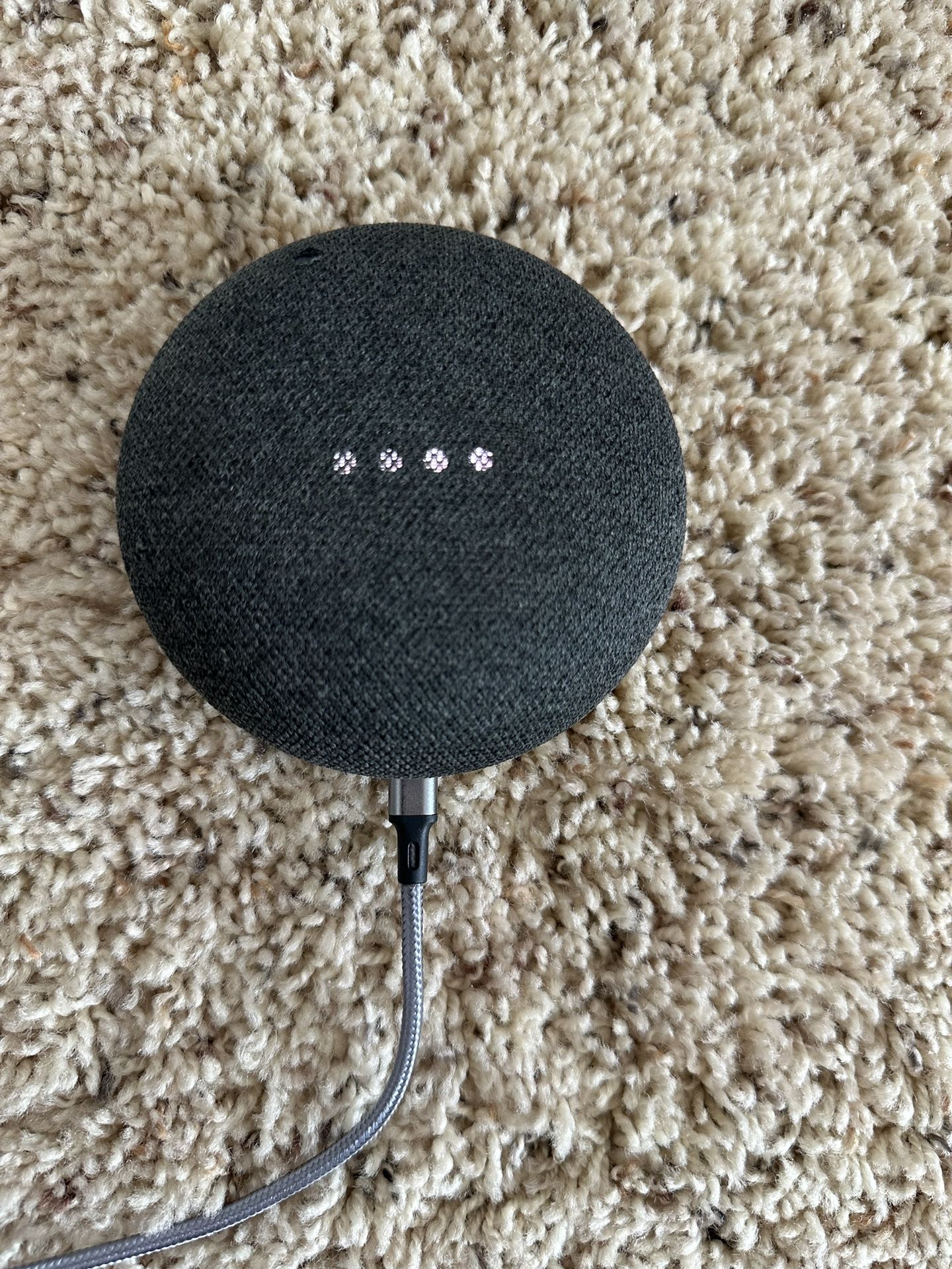 Google Home Model HOA Mini Smart Assistant Bluetooth Speaker Orange 
