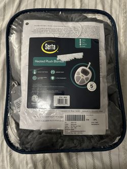 Serta Heated Plush Blanket