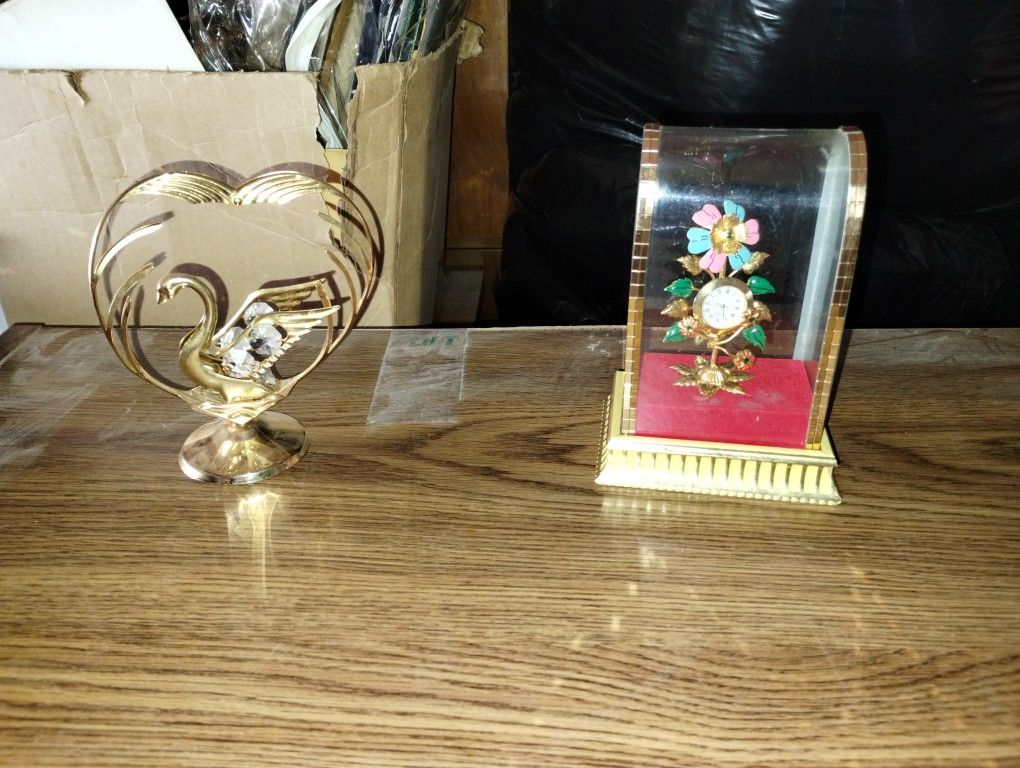 Brass And Crystal Ornament
