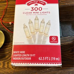 New Clear Mini Lights 300 Christmas Lights