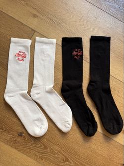 Coca-Cola Crew Socks - 2 Pairs