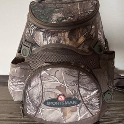 Igloo Sportsman Backpack Cooler | Camo Insulated Pack | Leak-Resistant | New 