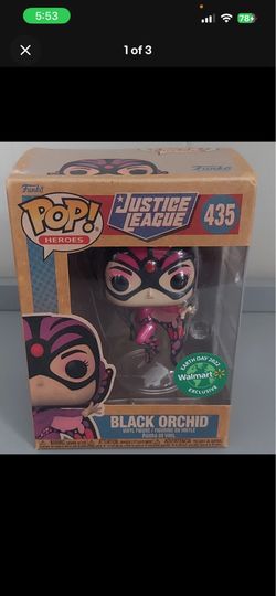 Funko Pop #435 DC Justice League BLACK ORCHID Earth Day Walmart Exclusive