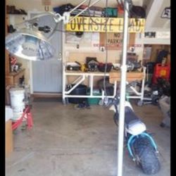Vintage Rolling Medical Light