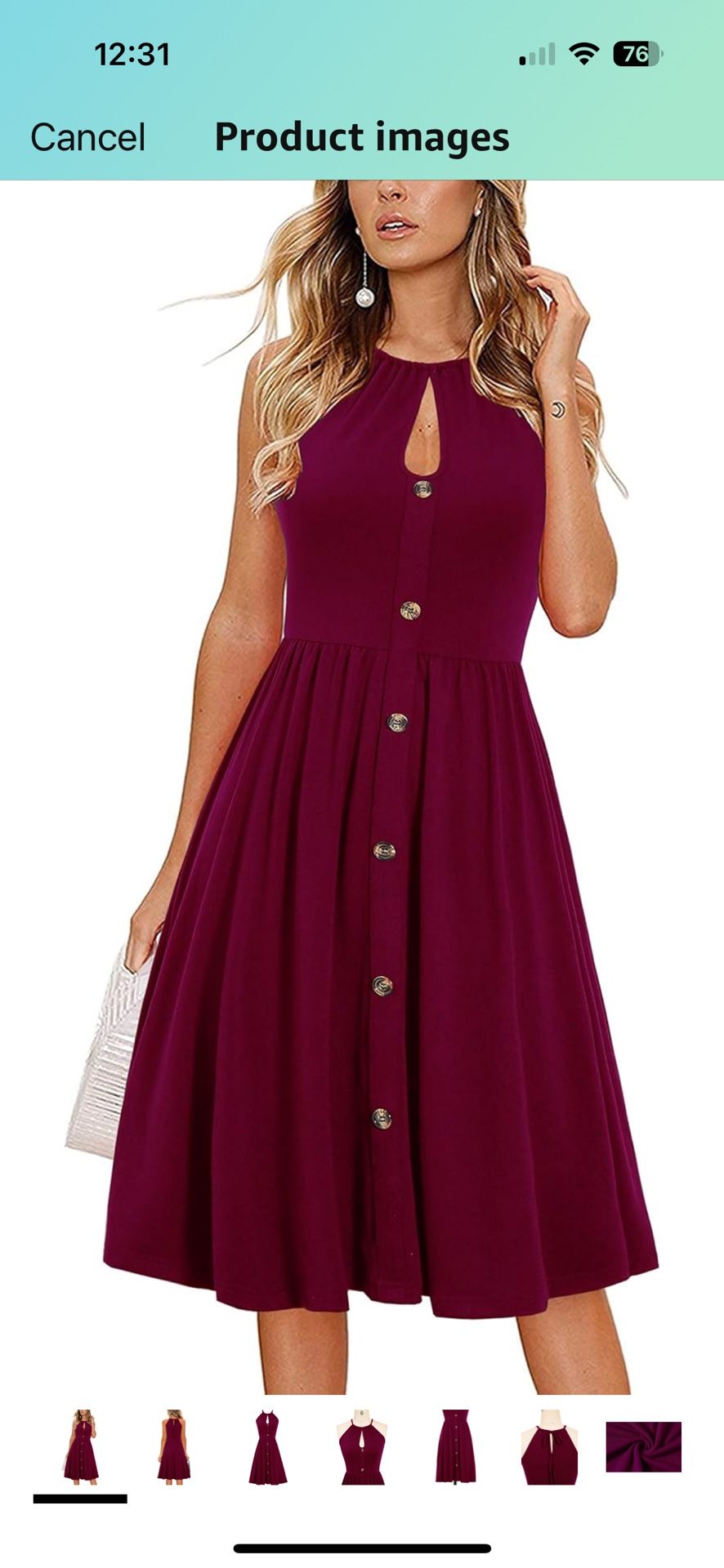 NEW Women’s Halter Sundress Size Small