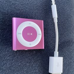 iPod Shuffle With Charger One Owner