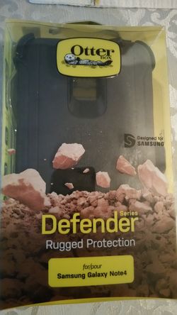 OTTER BOX FOR GALAXY NOTE 4 IN GOOD CONDITION.