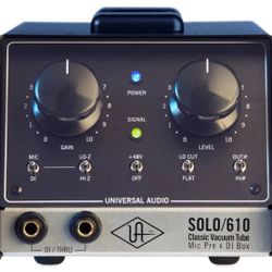 UNIVERSAL AUDIO SOLO-610 TUBE CONSOLE MICROPHONE PREAMP