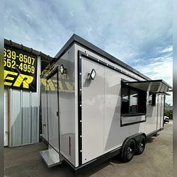 2025 NURMAN 8X20 KCL FOOD TRUCK TRAILER GRAY