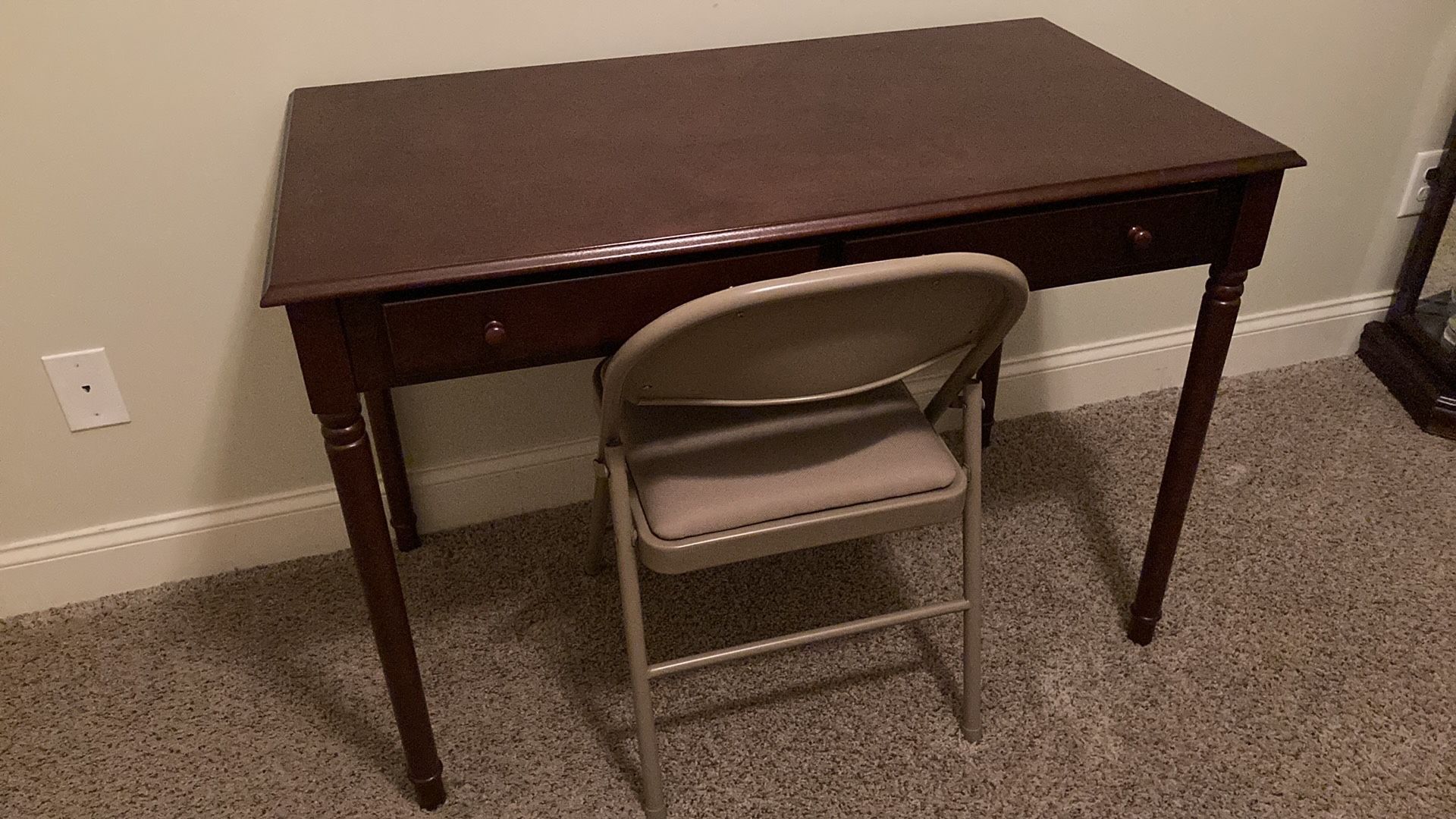 LIKE NEW Desk + Chair