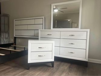 Get a Full or Queen Size Bed With Dresser & Mirror and Night Stand  — all for just $698!