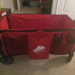 Ozark Trails Folding Red Wagon 