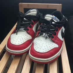 Nike Dunks Low 75th bulls colorway red/white/black