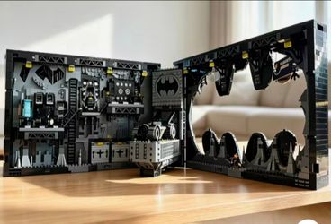 Assembled Unbranded Lego Batcave #76252