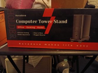 The computer tower stand