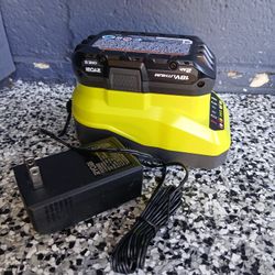 Battery And Charger Ryobi