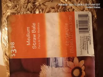 Straw Bale Decorative