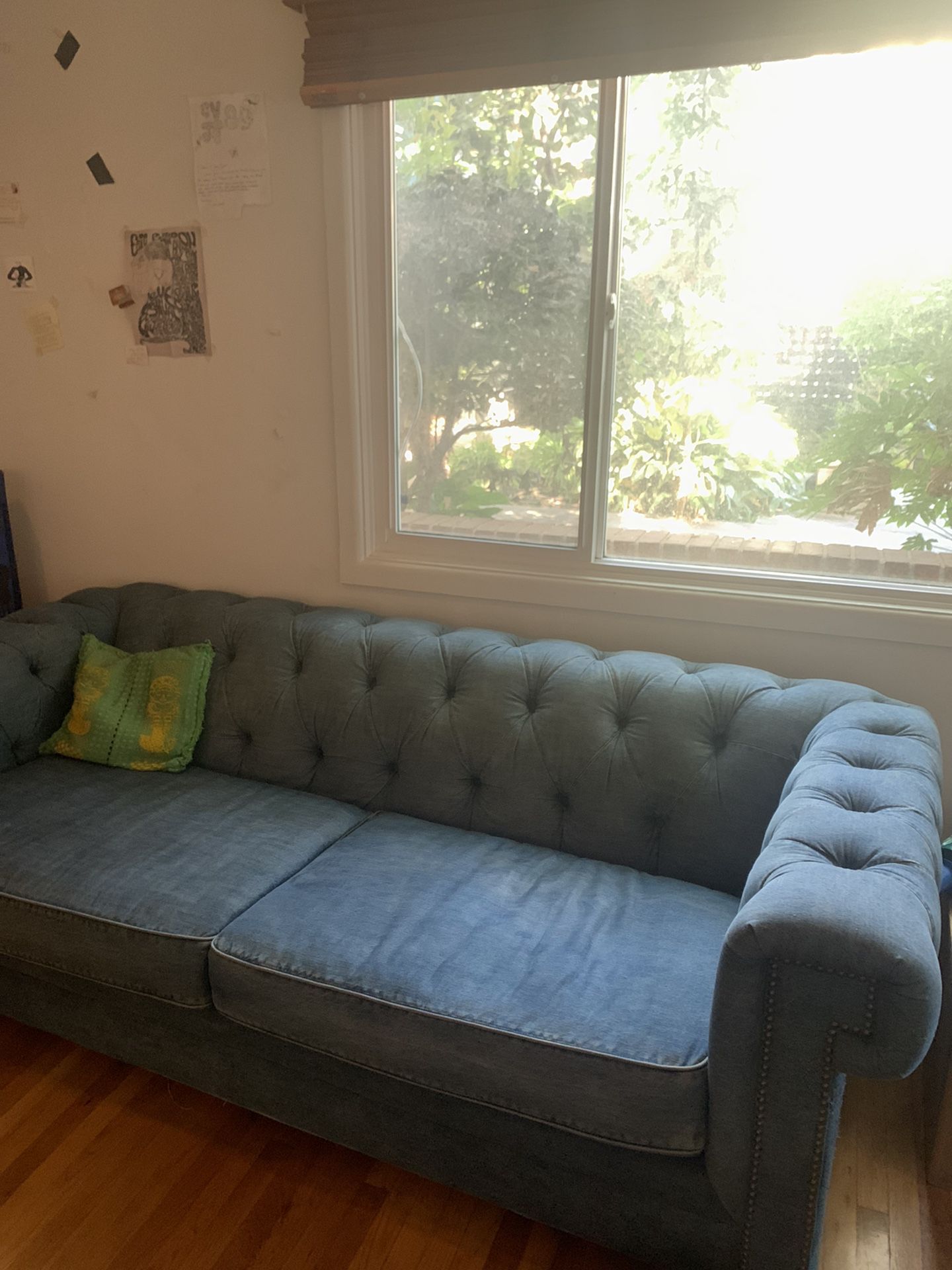 Super Cozy Denim Couch
