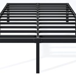 18 Inch Full Bed Frame - Sturdy Platform Bed Frame Metal Bed Frame No Box Spring Needed Heavy Duty Full Size Bed Frame Easy Assembly Strong Bearing Ca